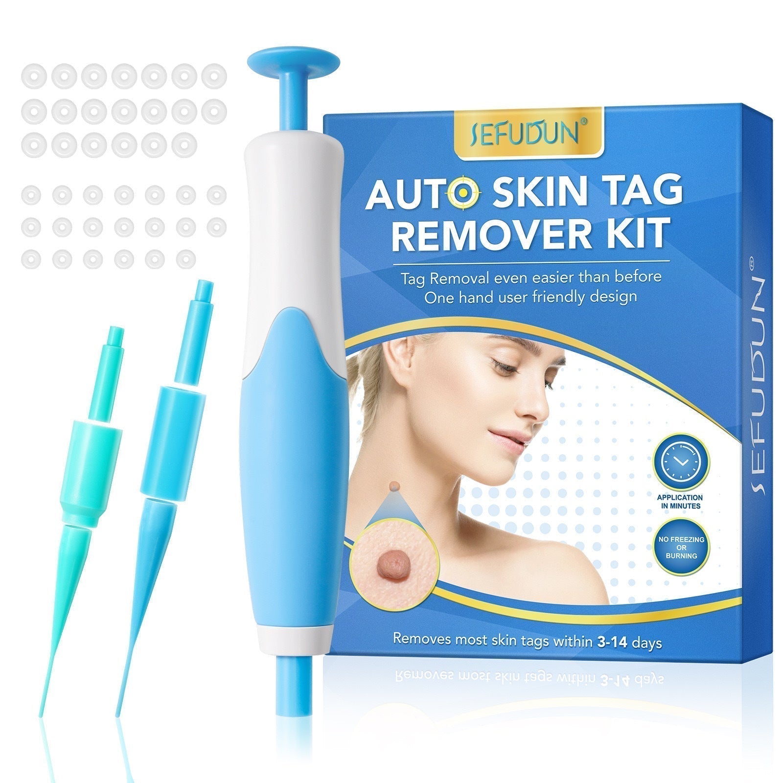 Auto Skin Tag Remover Kit for Face & Body