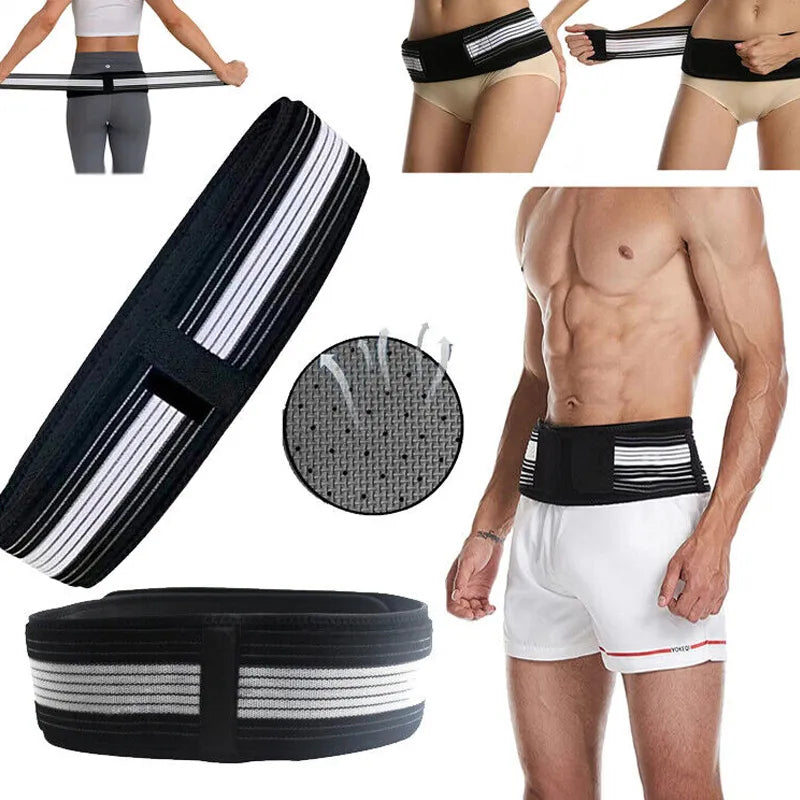 Lumbar support belt for sciatica