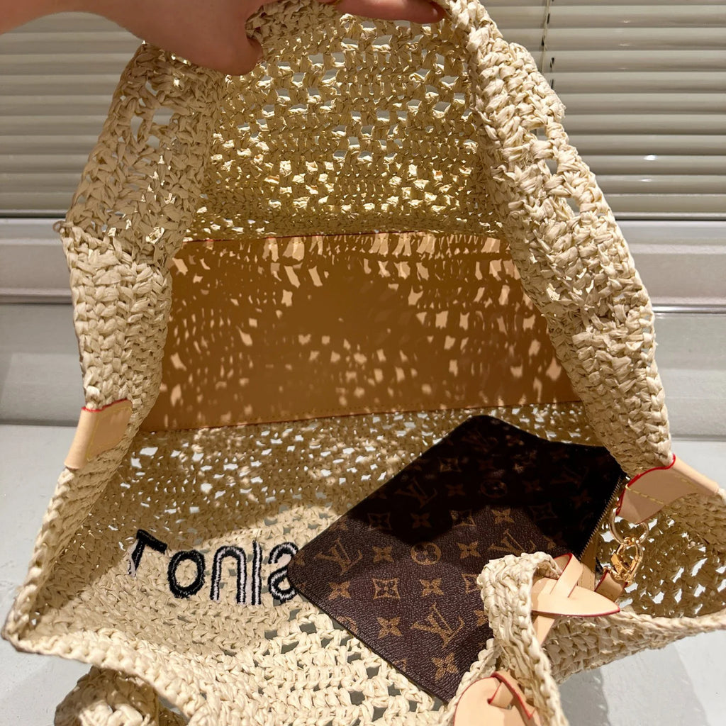 L Braided Tote Bag 1025070405