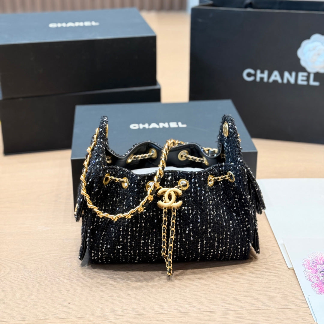 CNL Sequin Tweed Bag 1826031604