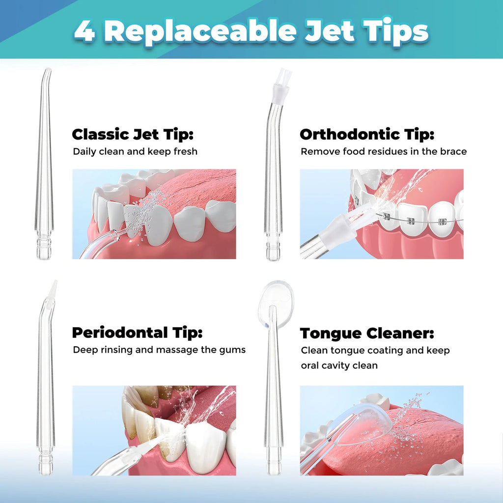 Cordless Oral Irrigator – 4 Tips