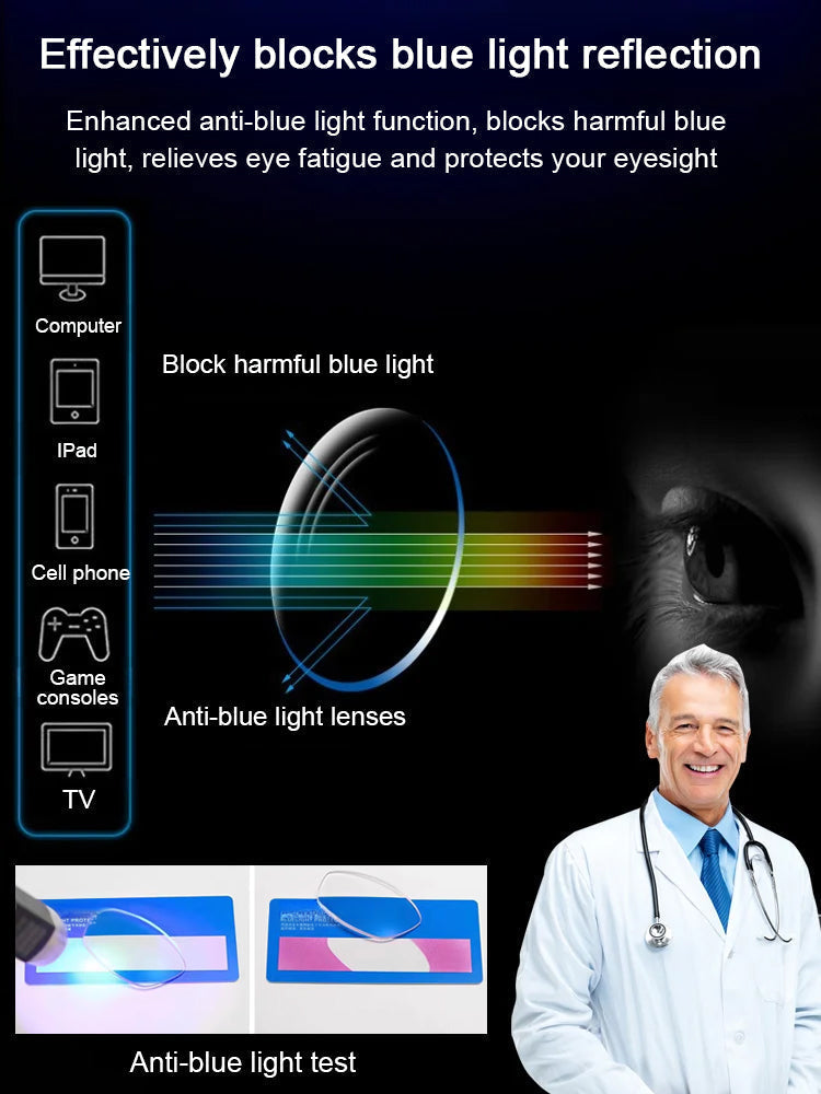 🔥【Revolutionize Your Eyewear with German-Engineered Auto-Focus Glasses!】Auto-focus blue light blocking reading glasses