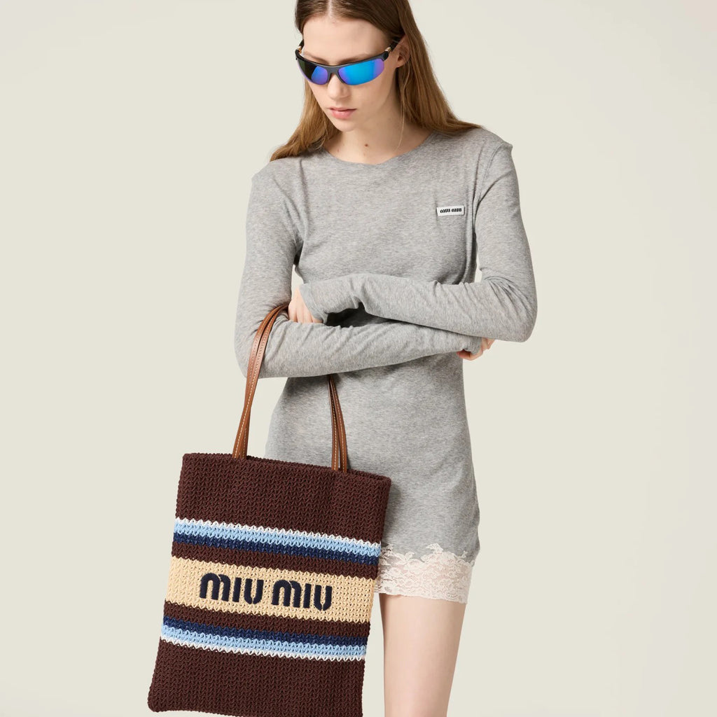 MM Woven beach bag 1825062308