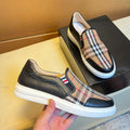 Men's Plaid Casual Single Shoes 1025021205