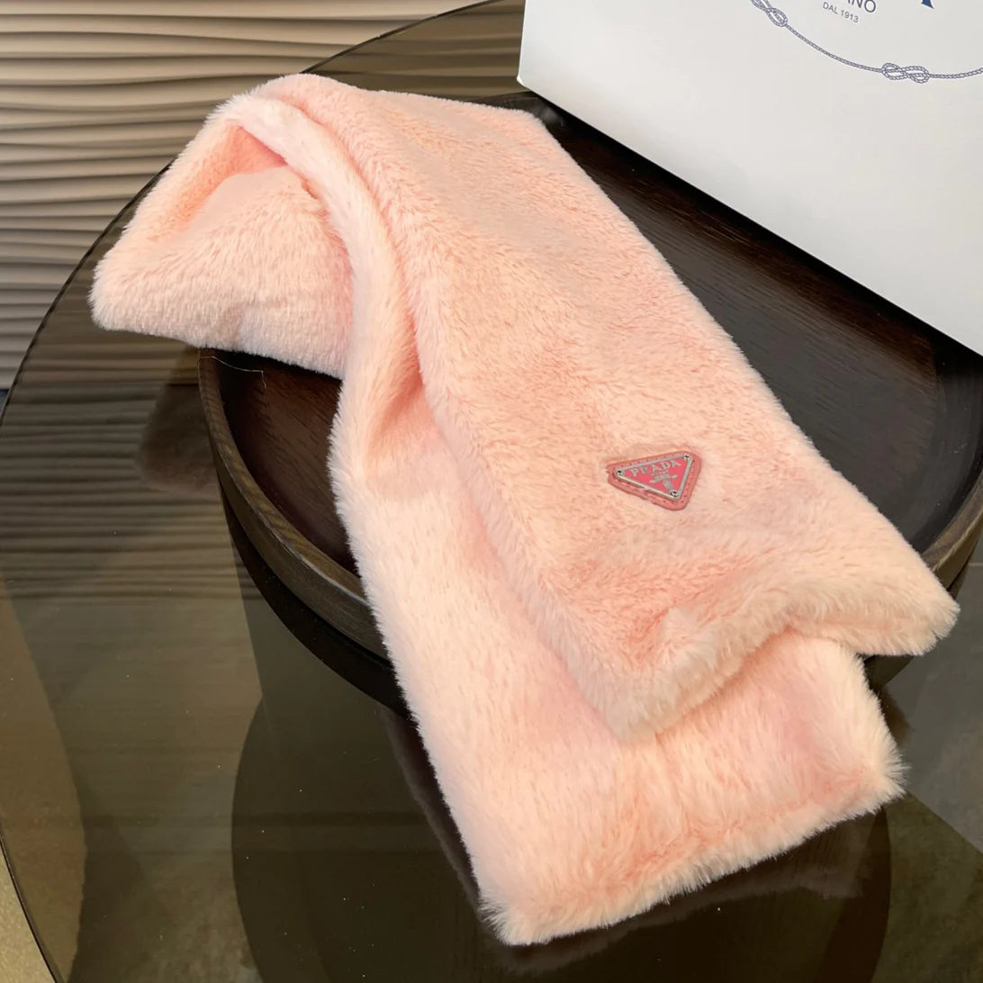 New versatile plush bag with hat and scarf set 1024110106