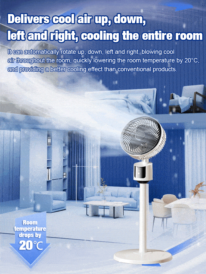 🔥【Ultra-quiet floor-standing energy-saving circulation fan】Limited-time promotion, 50% off.