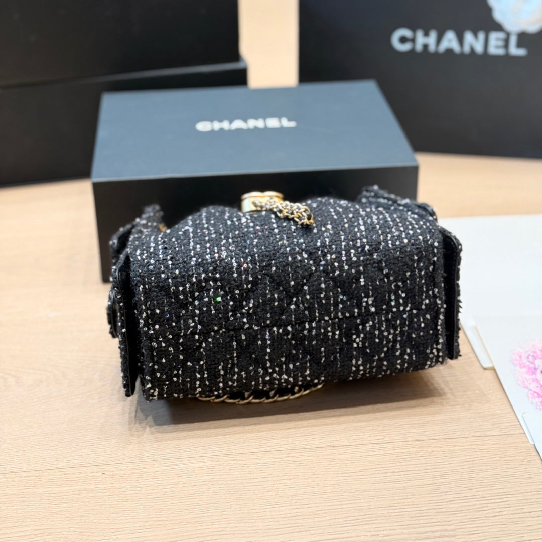 CNL Sequin Tweed Bag 1826031604