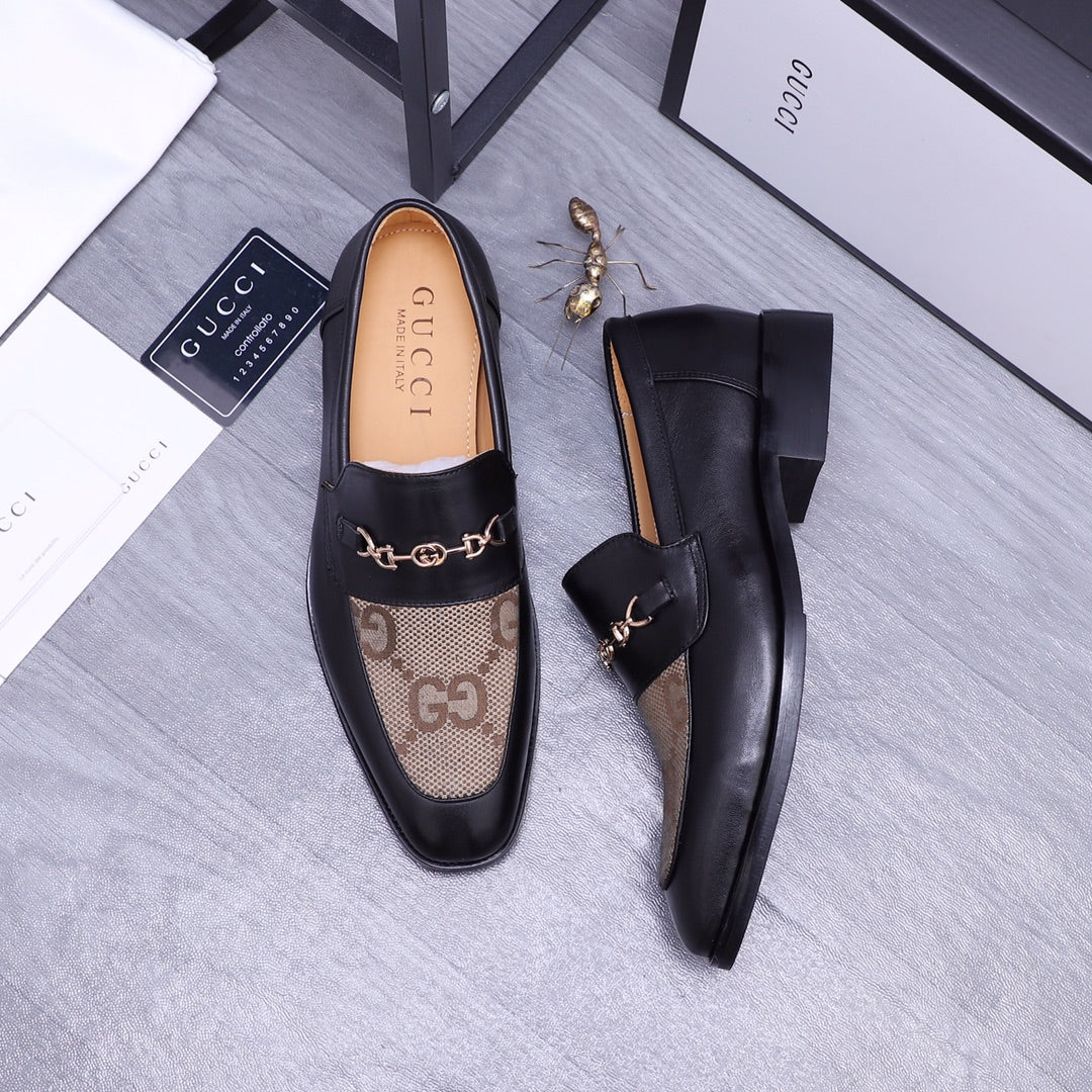 New men's casual leather shoes 1024041732