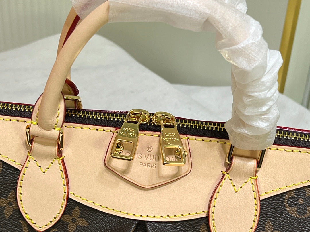 Canvas Leather Tote Bag