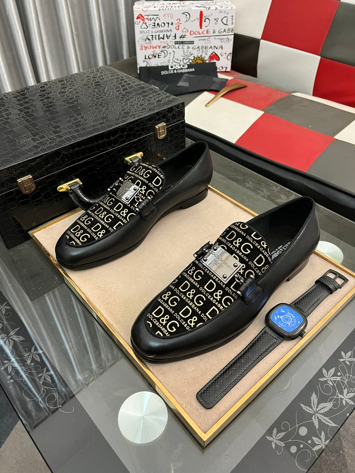 DG24ss new printed loafers 0724060412