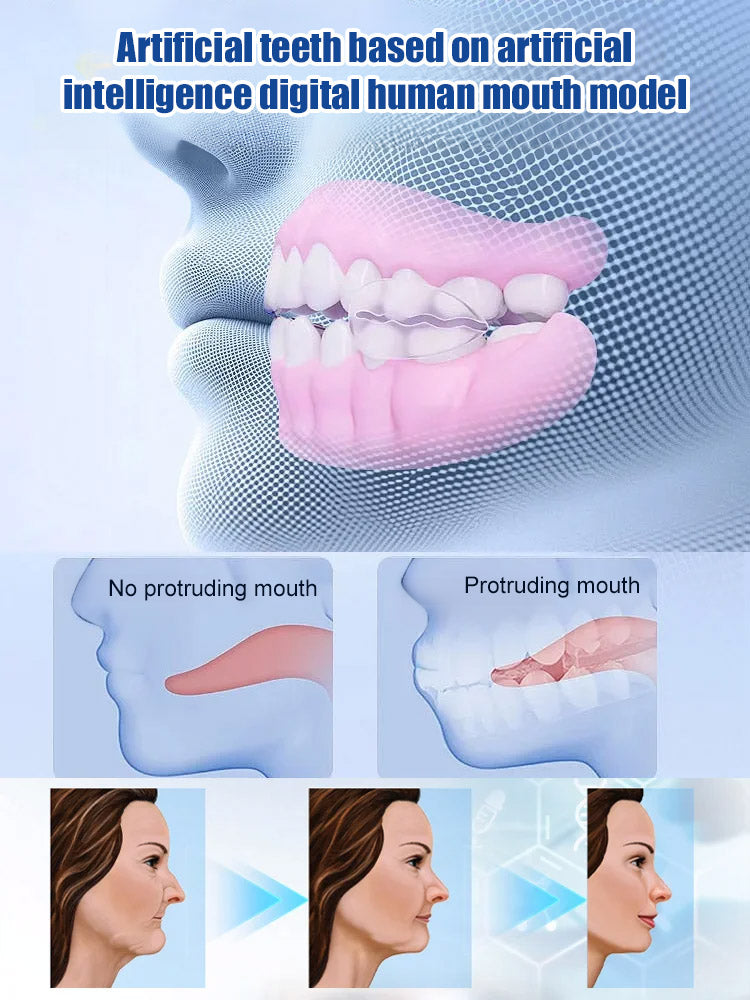 🔥【Finally! Dentures That Let You Eat Apples & Nuts】Perfect Smile Dentures