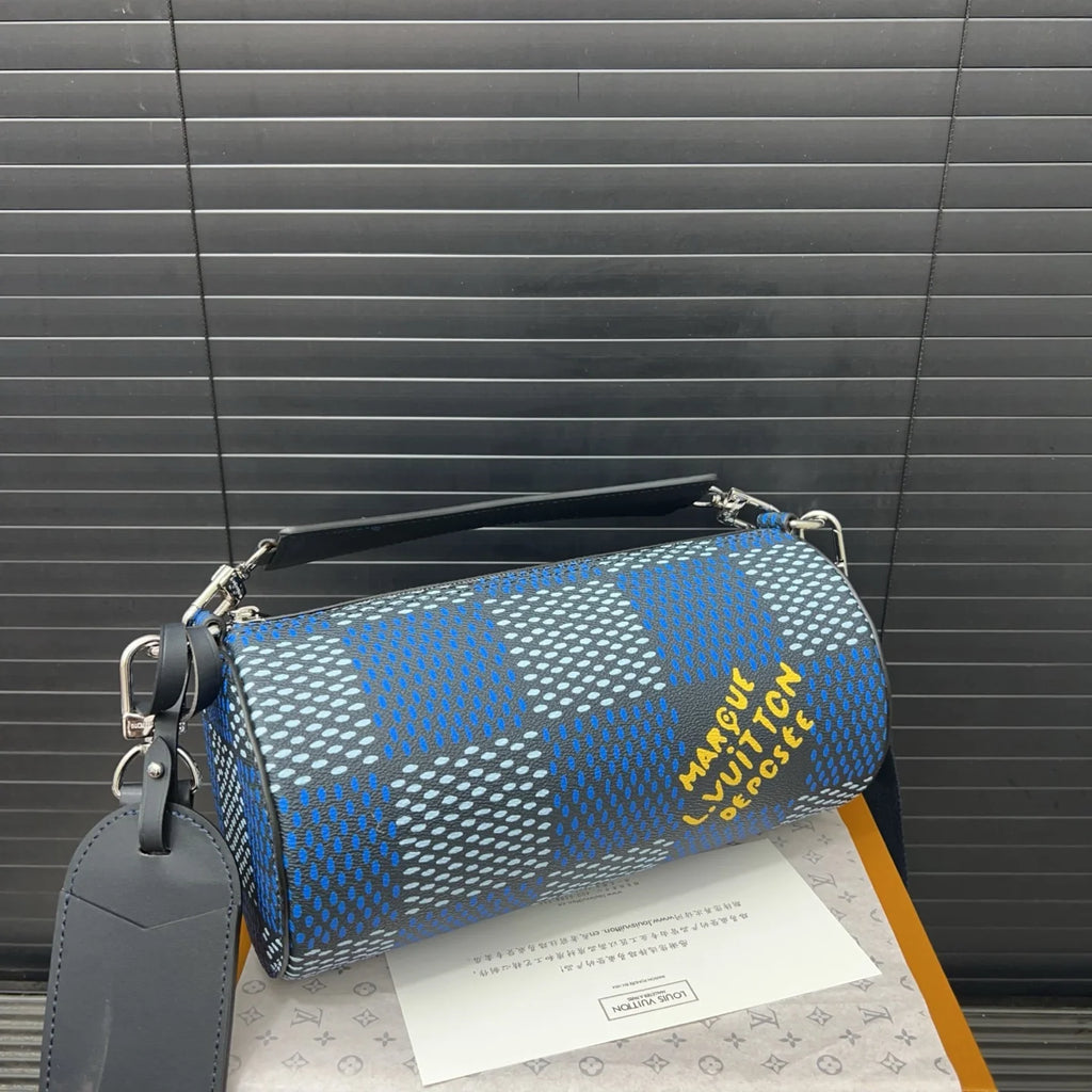 Unisex Shoulder Crossbody Cylinder Bag 1025061701