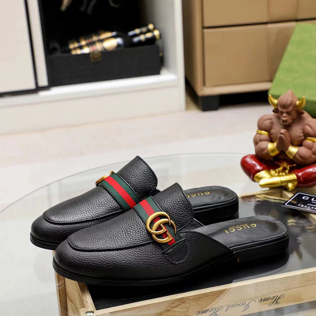 Men's Casual Leather Shoes Leather Slippers 1025031305