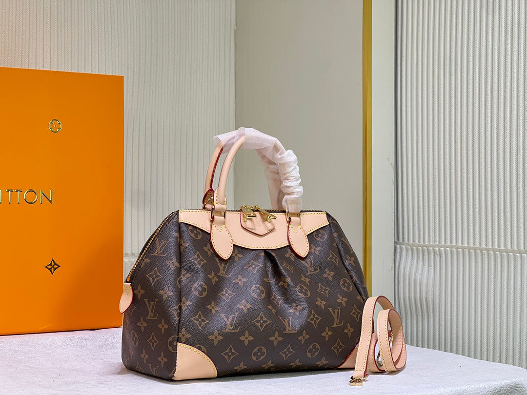 Canvas Leather Tote Bag