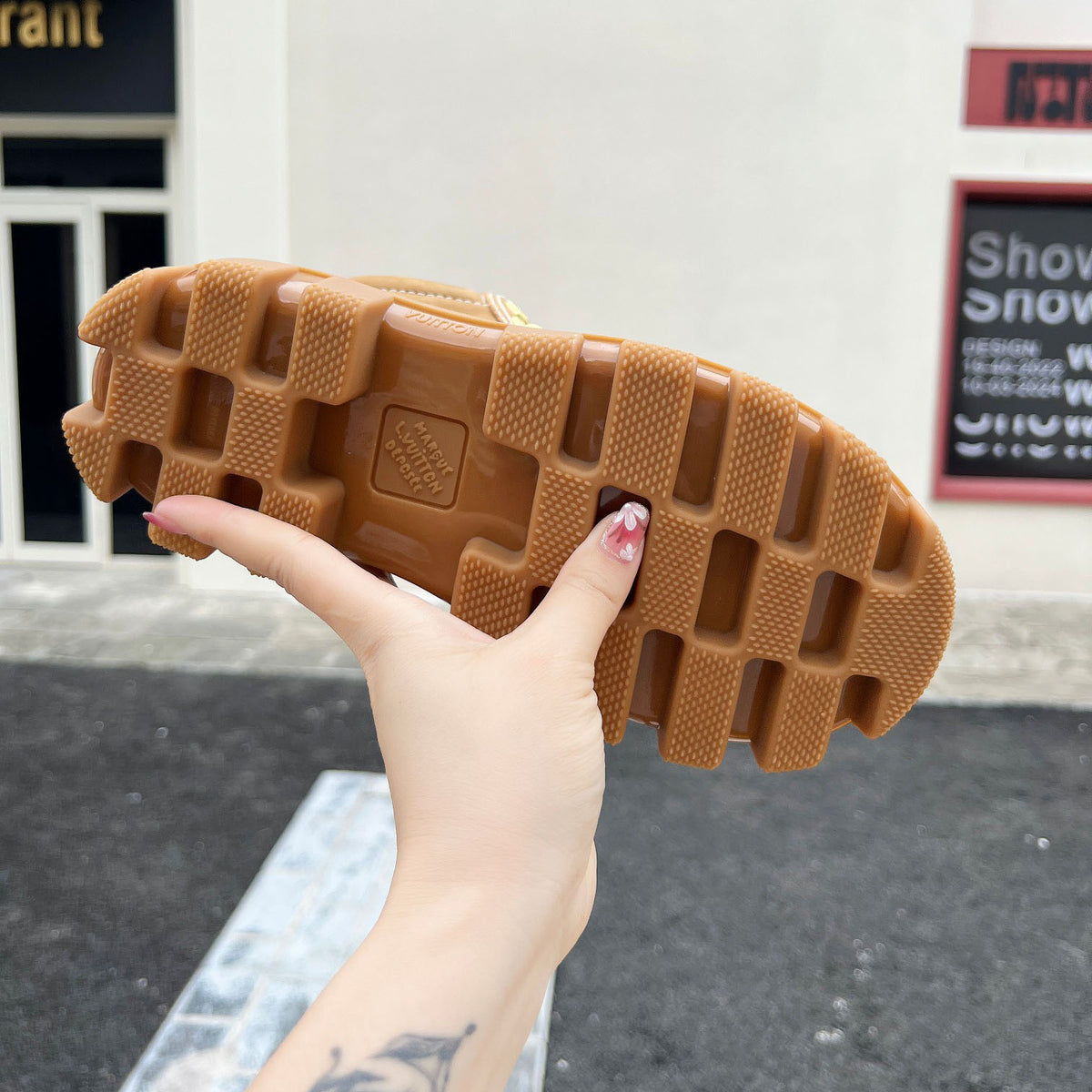 L 24ss Autumn and Winter CHECKER Martin Boots Ankle Couple Boots 1824103005
