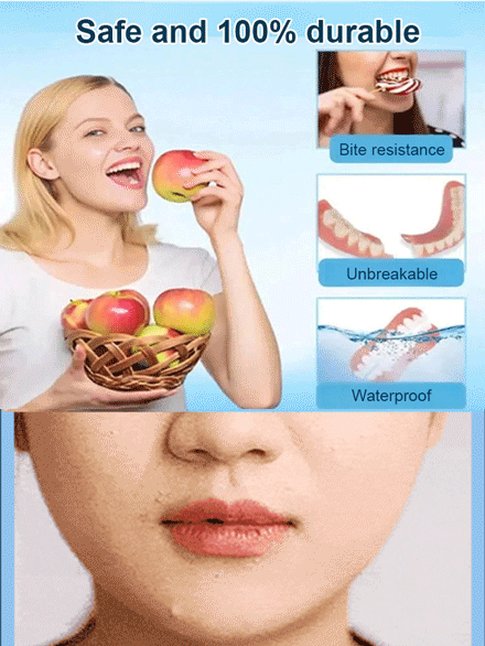 🔥【Finally! Dentures That Let You Eat Apples & Nuts】Perfect Smile Dentures