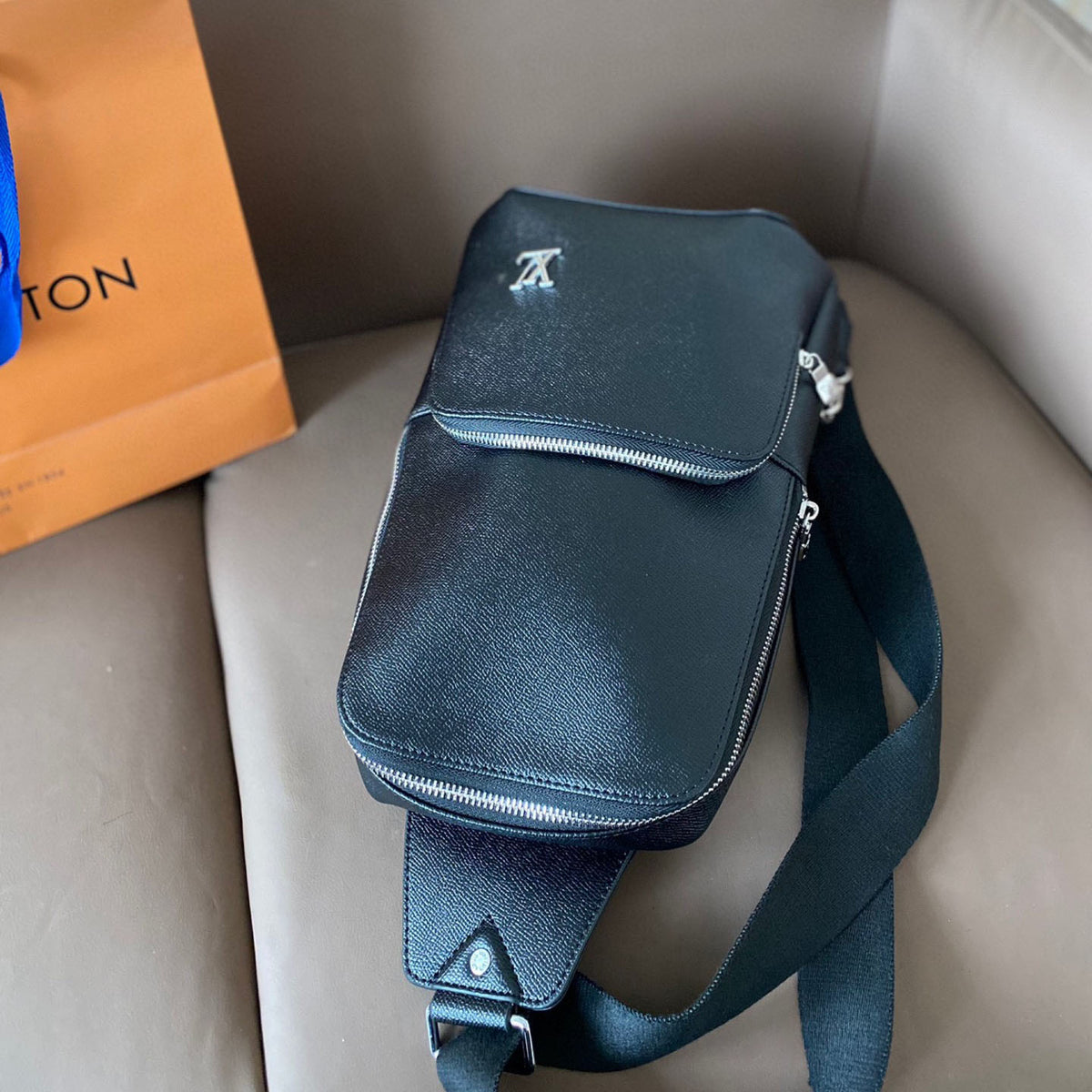 L solid color men's chest bag XC24092728