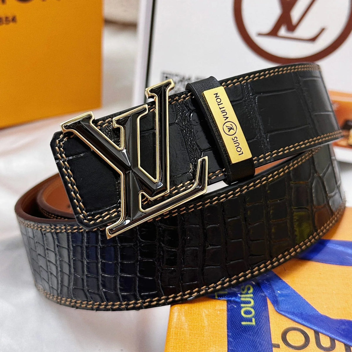 L Luxury Genuine Leather Men’s Belt 1025010743