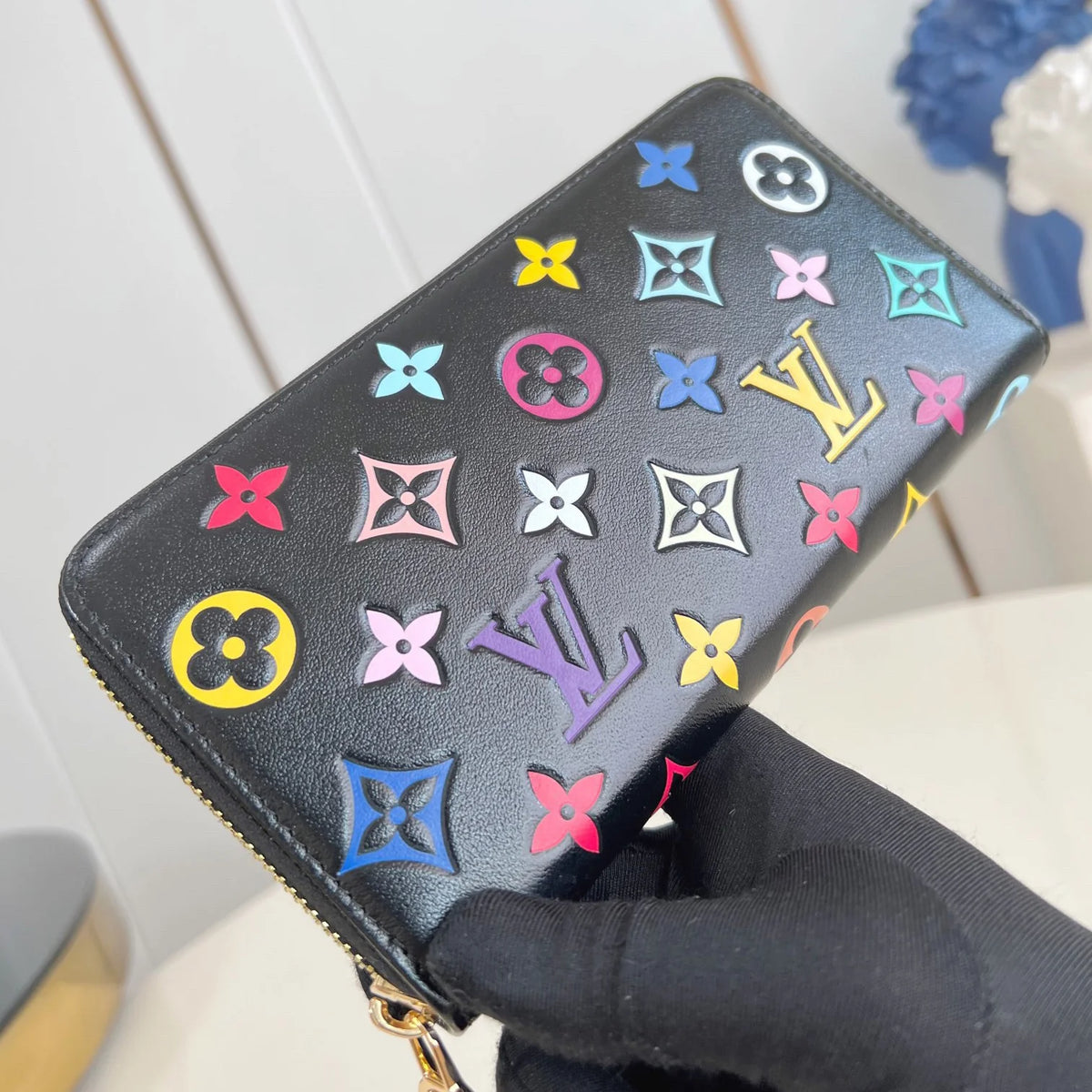 Luxury black color high-quality wallet 1025032403