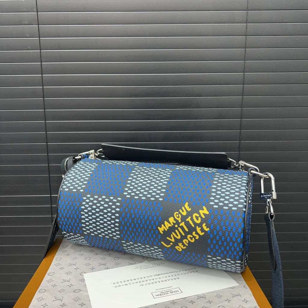 Unisex Shoulder Crossbody Cylinder Bag 1025061701