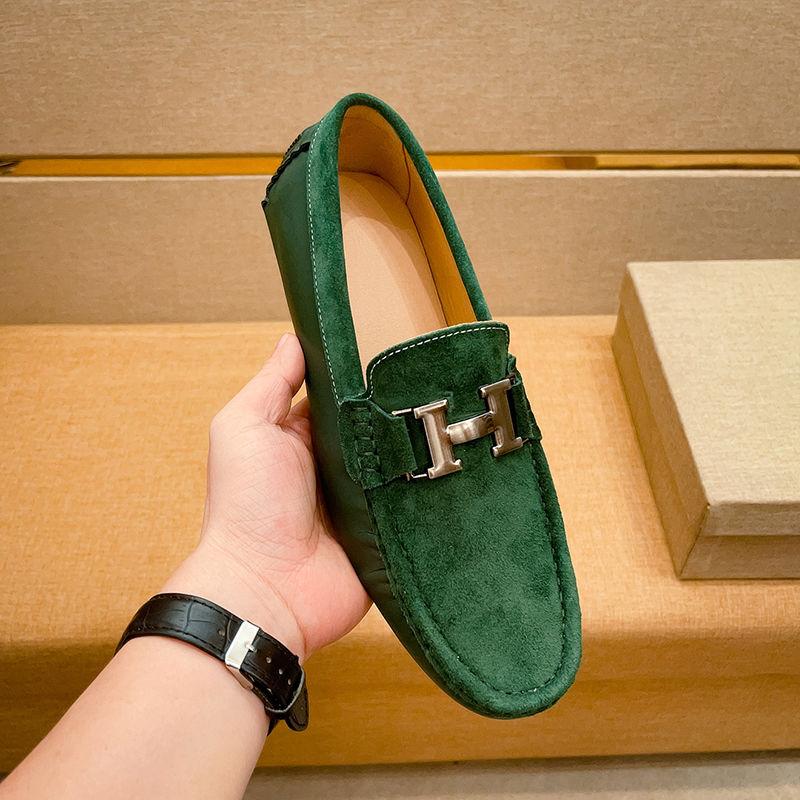 New Breathable Genuine Leather Doug Shoes Men's Loafers 1024031207