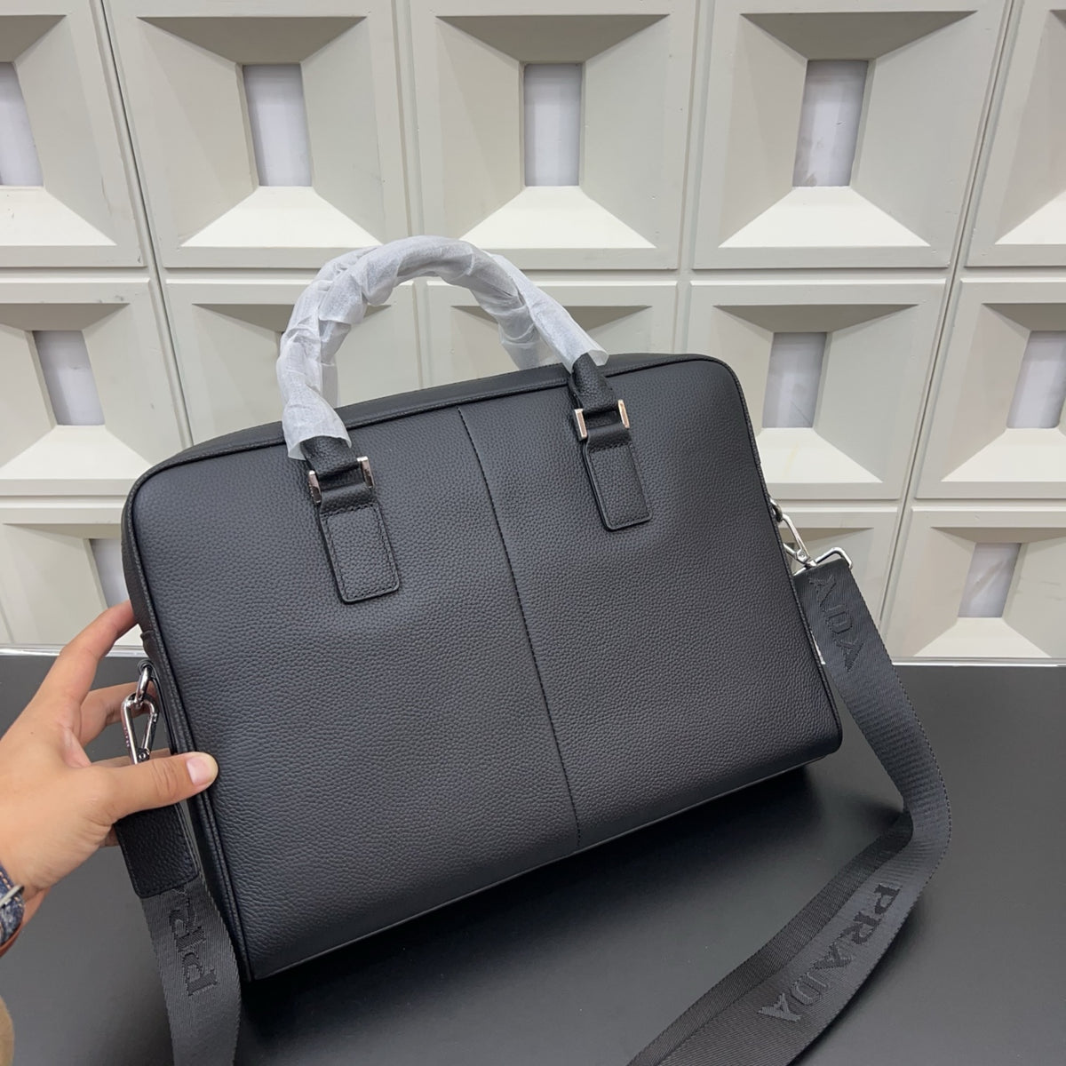 PR leather briefcase 1825111310