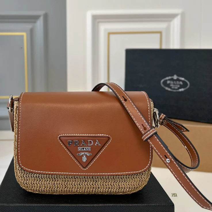 New Pr Straw Crossbody Bag 1025021309