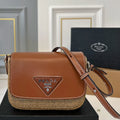 New Pr Straw Crossbody Bag 1025021309