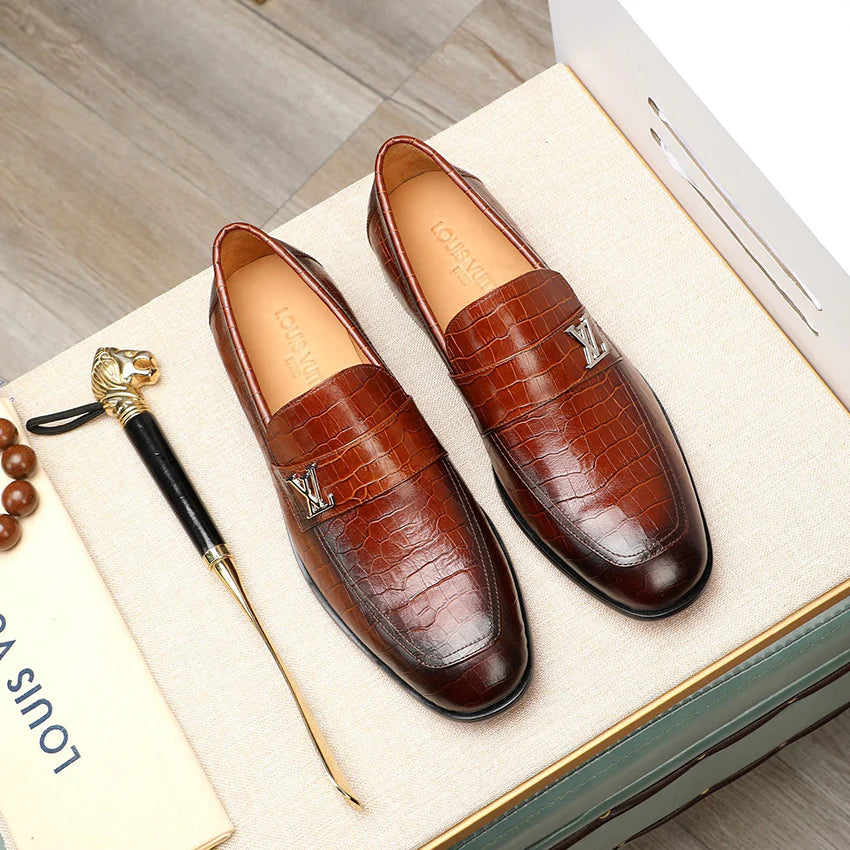 Gentleman Leather Fashion Classic Loafers 1024060406