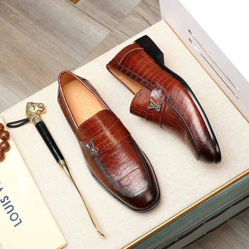 Gentleman Leather Fashion Classic Loafers 1024060406