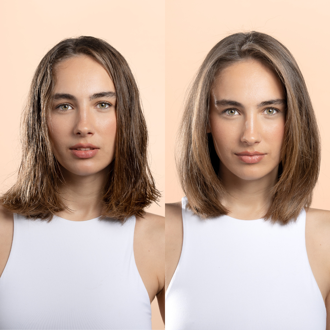 Volumizing hair dryer brush