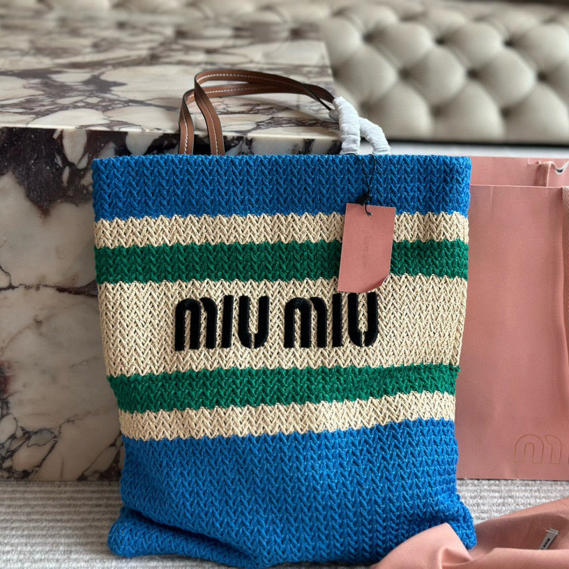 MM Woven beach bag 1825062308
