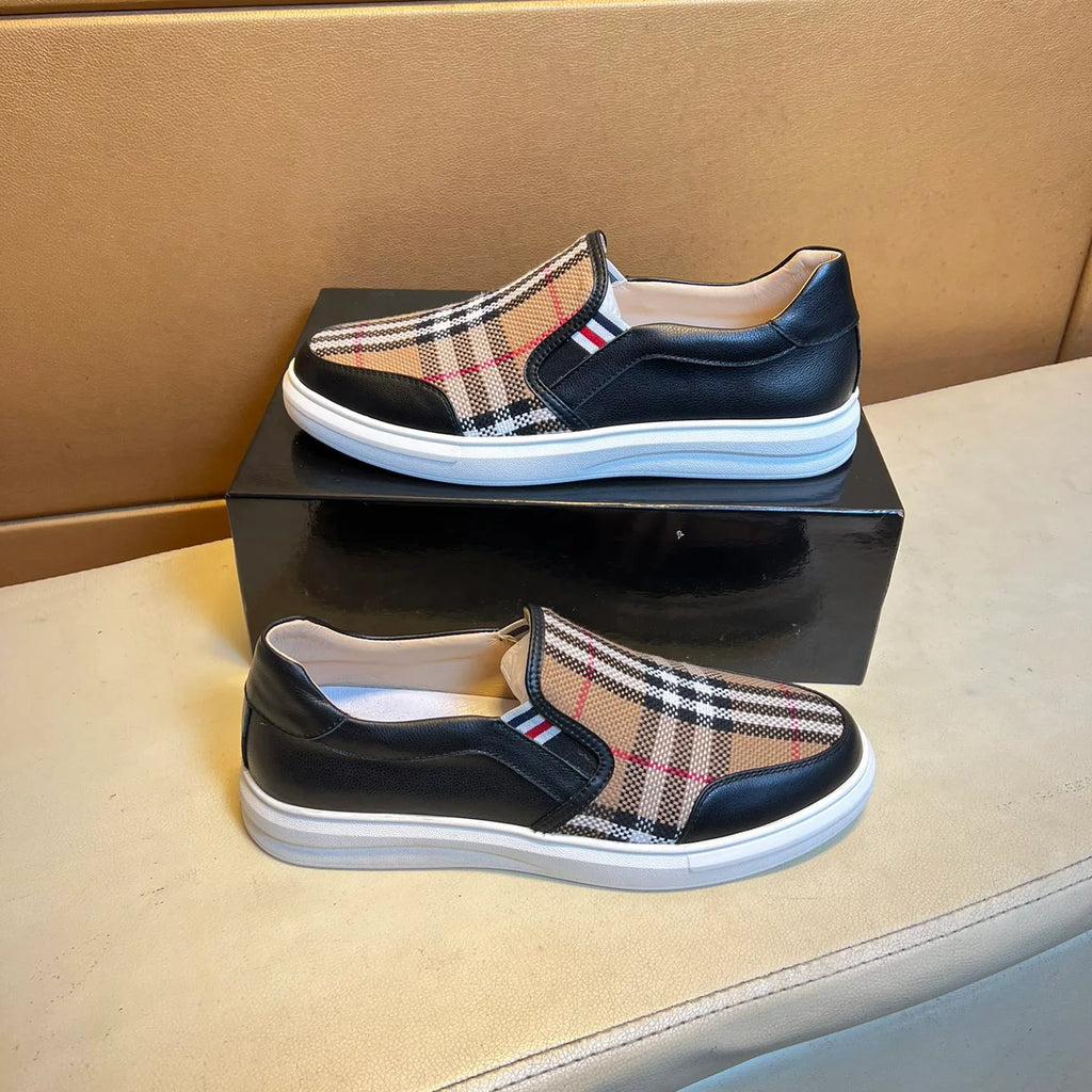 Men's Plaid Casual Single Shoes 1025021205
