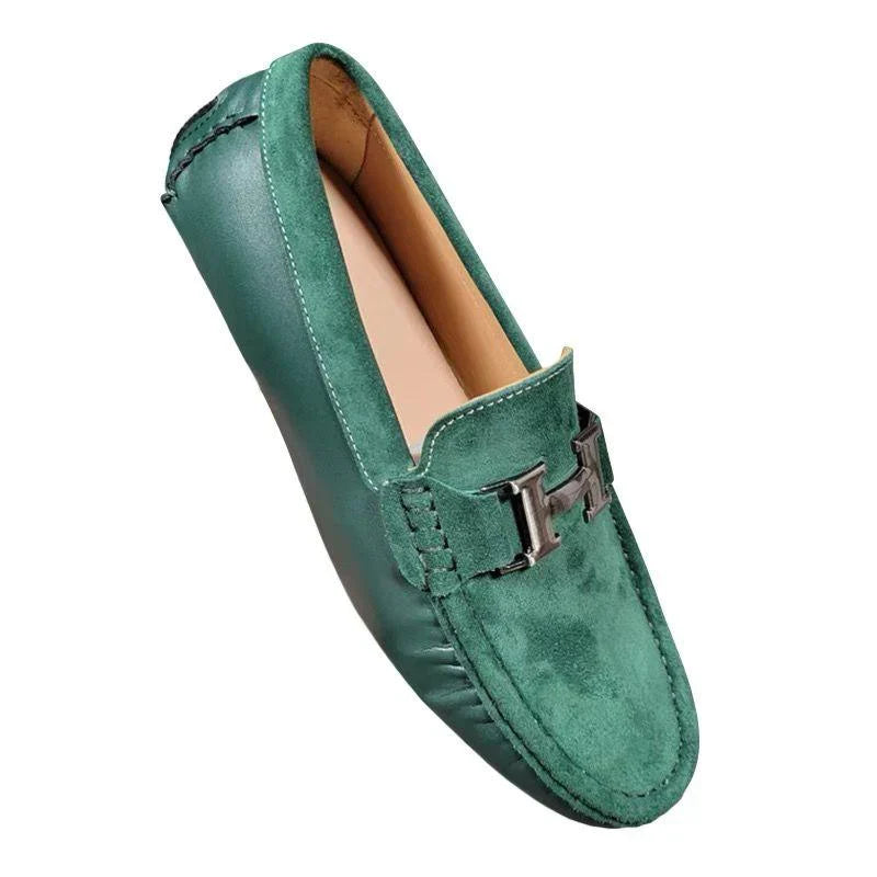New Breathable Genuine Leather Doug Shoes Men's Loafers 1024031207