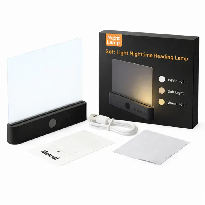 Night Reading Lamp with Soft, Eye-Comfort Light
