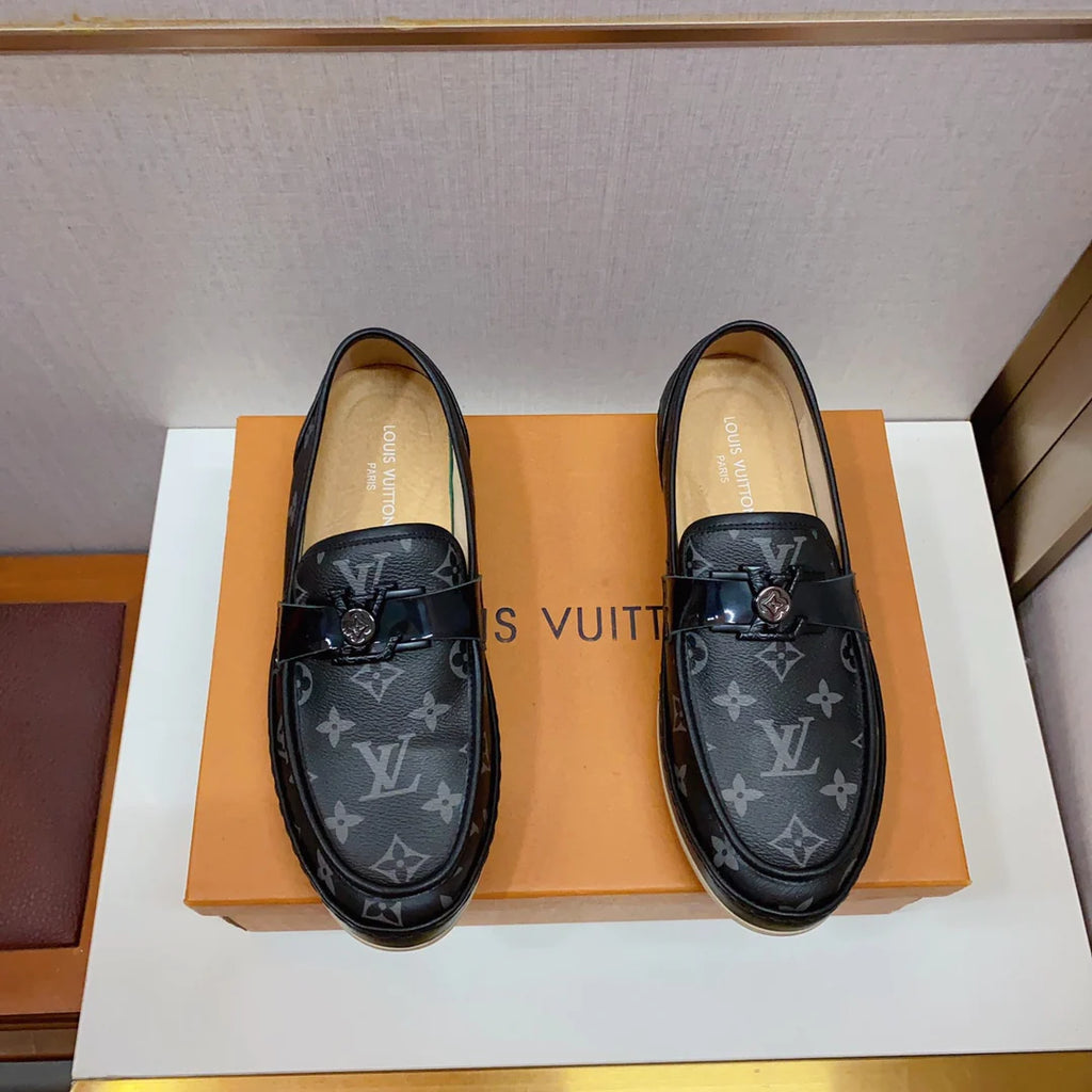 Trendy classic printed men's casual loafers 1024040116