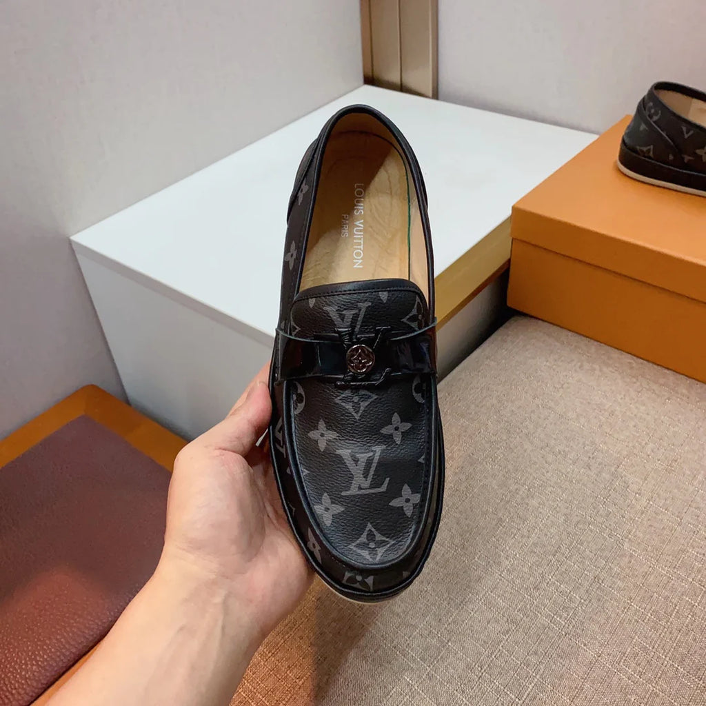 Trendy classic printed men's casual loafers 1024040116
