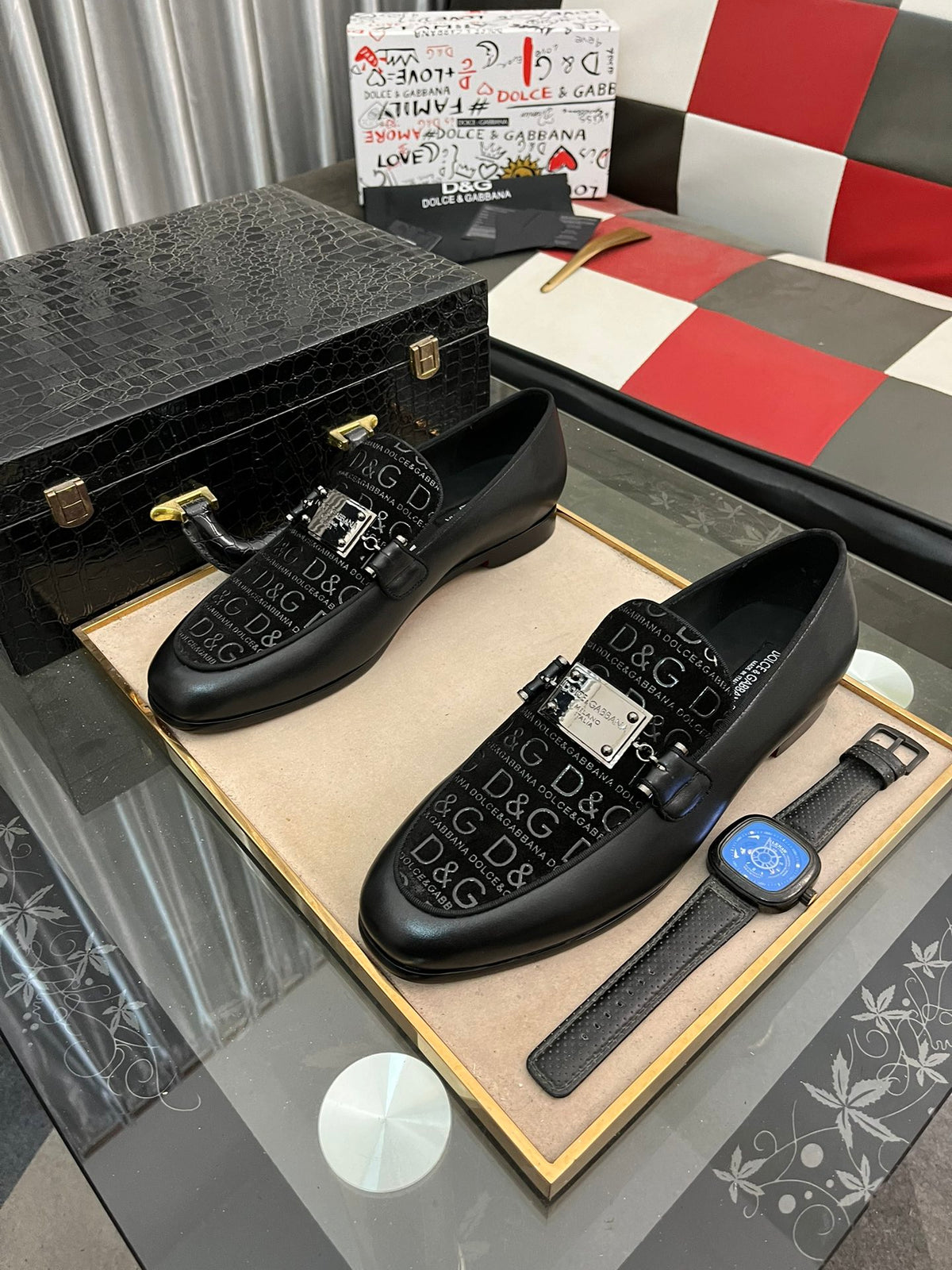 DG24ss new printed loafers 0724060412