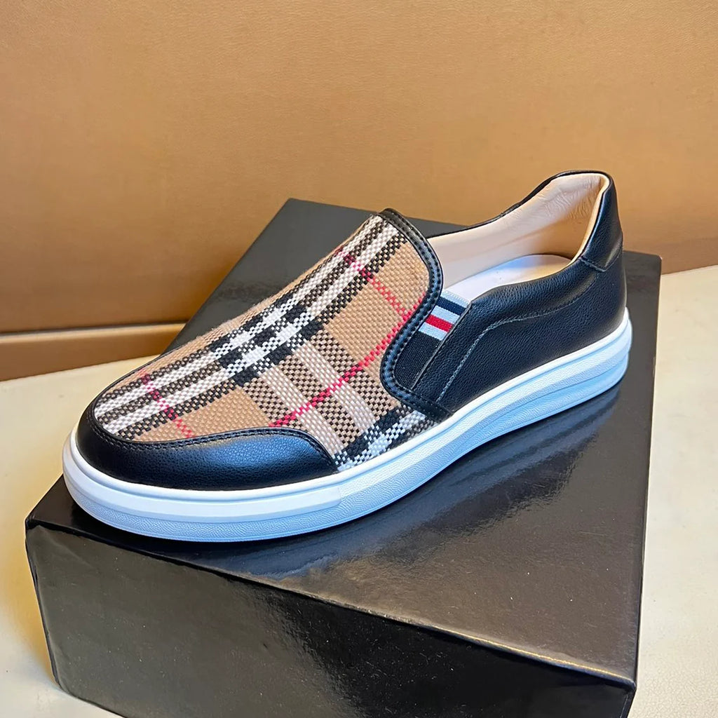 Men's Plaid Casual Single Shoes 1025021205