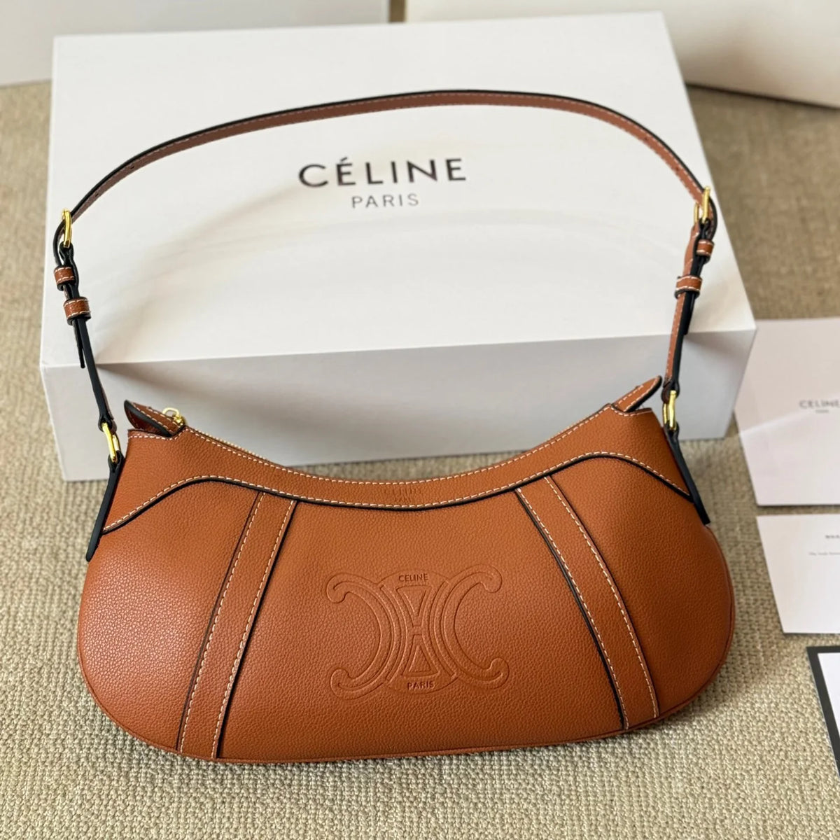 New Logo Printed Stripe HOBO Handbag 1024122510