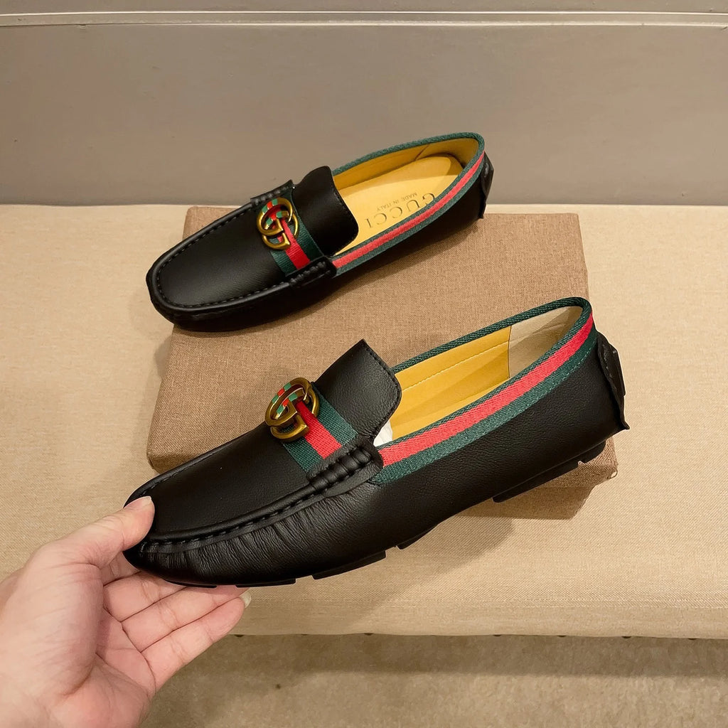 Men's Matching Casual Leather Shoes 1025031417