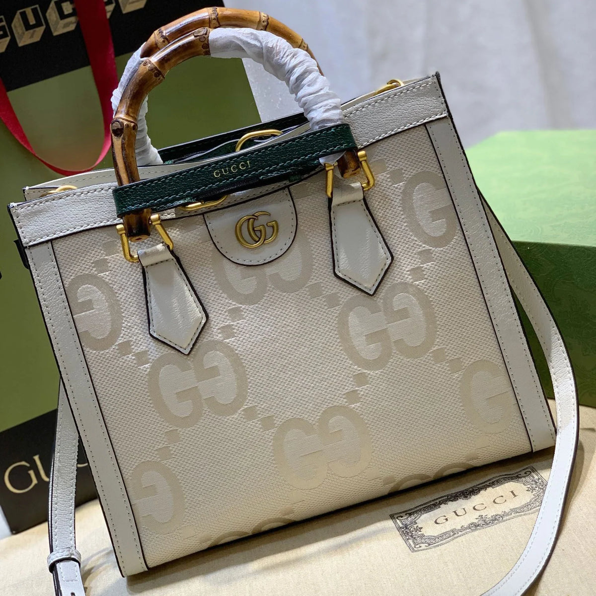 Bamboo-style Mini Tote Bag 1426010905