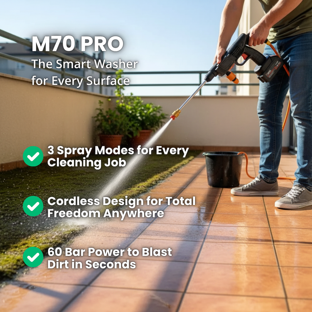 The Cordless Jet Washer