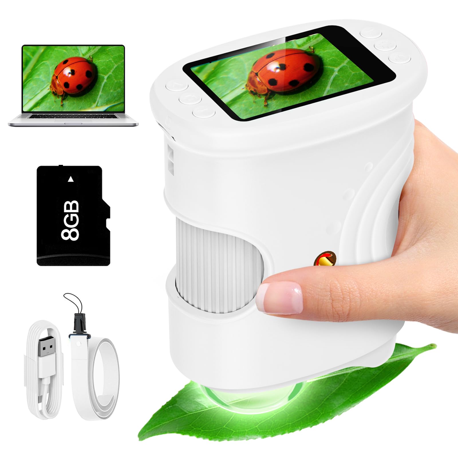Alotwan Microscope for Kids 1000X Digital
