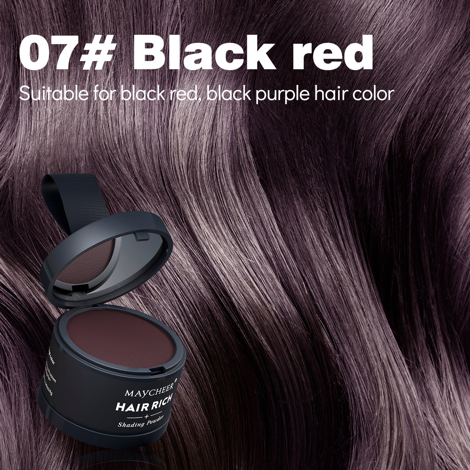 Hairline filler powder, a magical tool for shaping and filling the forehead, waterproof and sweatproof.