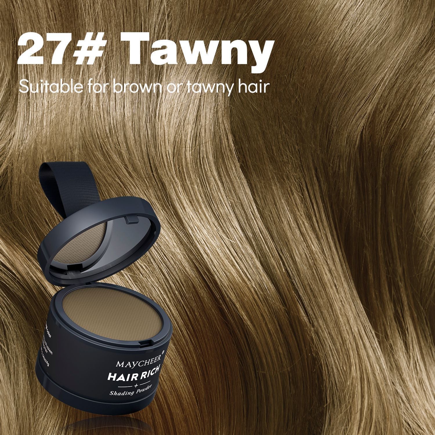 Hairline filler powder, a magical tool for shaping and filling the forehead, waterproof and sweatproof.