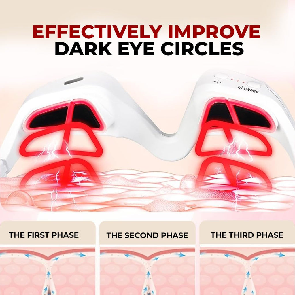 Under-Eye Red Light Therapy Device