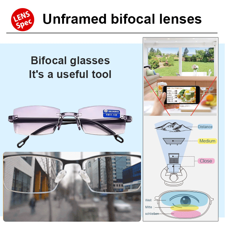 🔥【Smart Futuristic Technology Radiation Resistant Reading Glasses】100-700 degree automatic adjustment！