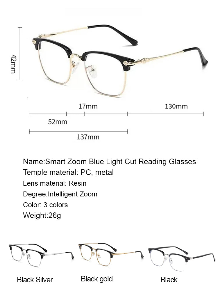 🔥【Limited-time promotion, buy one get one free】Auto-Adapting Vision Glasses.