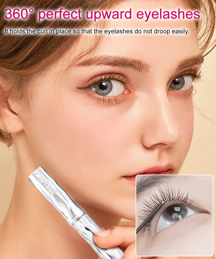 🔥【Enlarge your eyes】Small steel tube mascara 💋Achieve full, defined lashes with just one swipe. Perfect for beginners—no pre-curling needed.